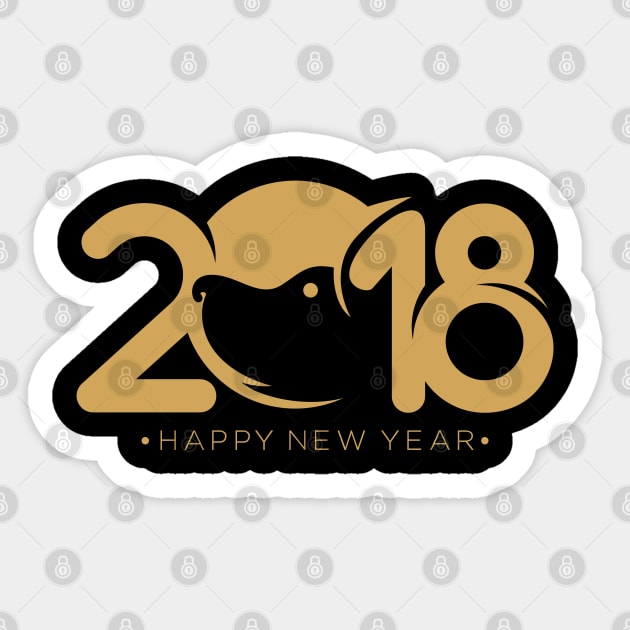 Happy New Year Sticker by Whatastory